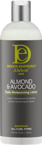 Design Essentials Almond & Avocado Daily Moisturizing Lotion