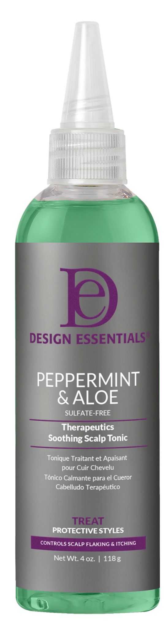 Design Essentials Almond & Avocado Peppermint & Aloe Soothing Scalp Tonic