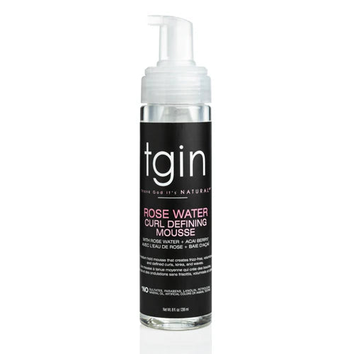 TGIN Rose Water Curl Defining Mousse