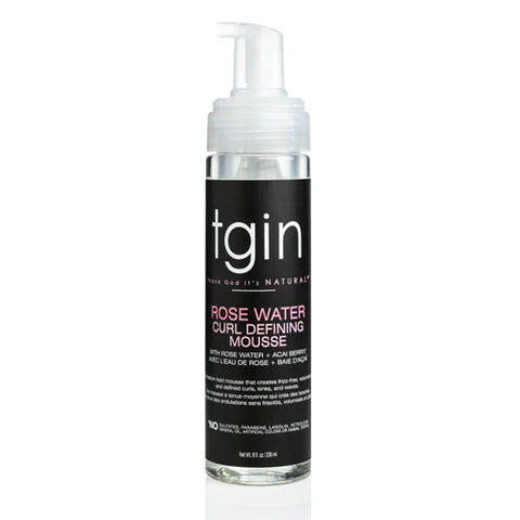 TGIN Rose Water Curl Defining Mousse
