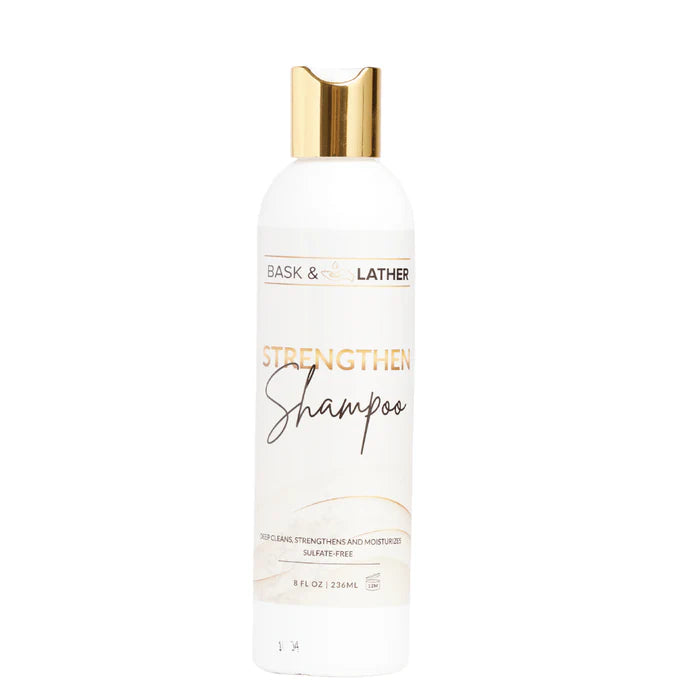 Bask & Lather Stengthen Shampoo 8oz