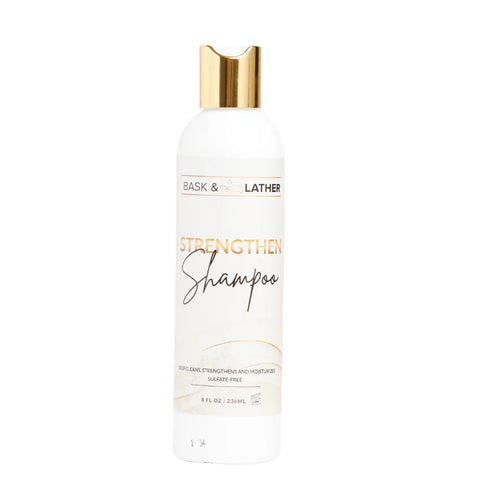 Bask & Lather Stengthen Shampoo 8oz